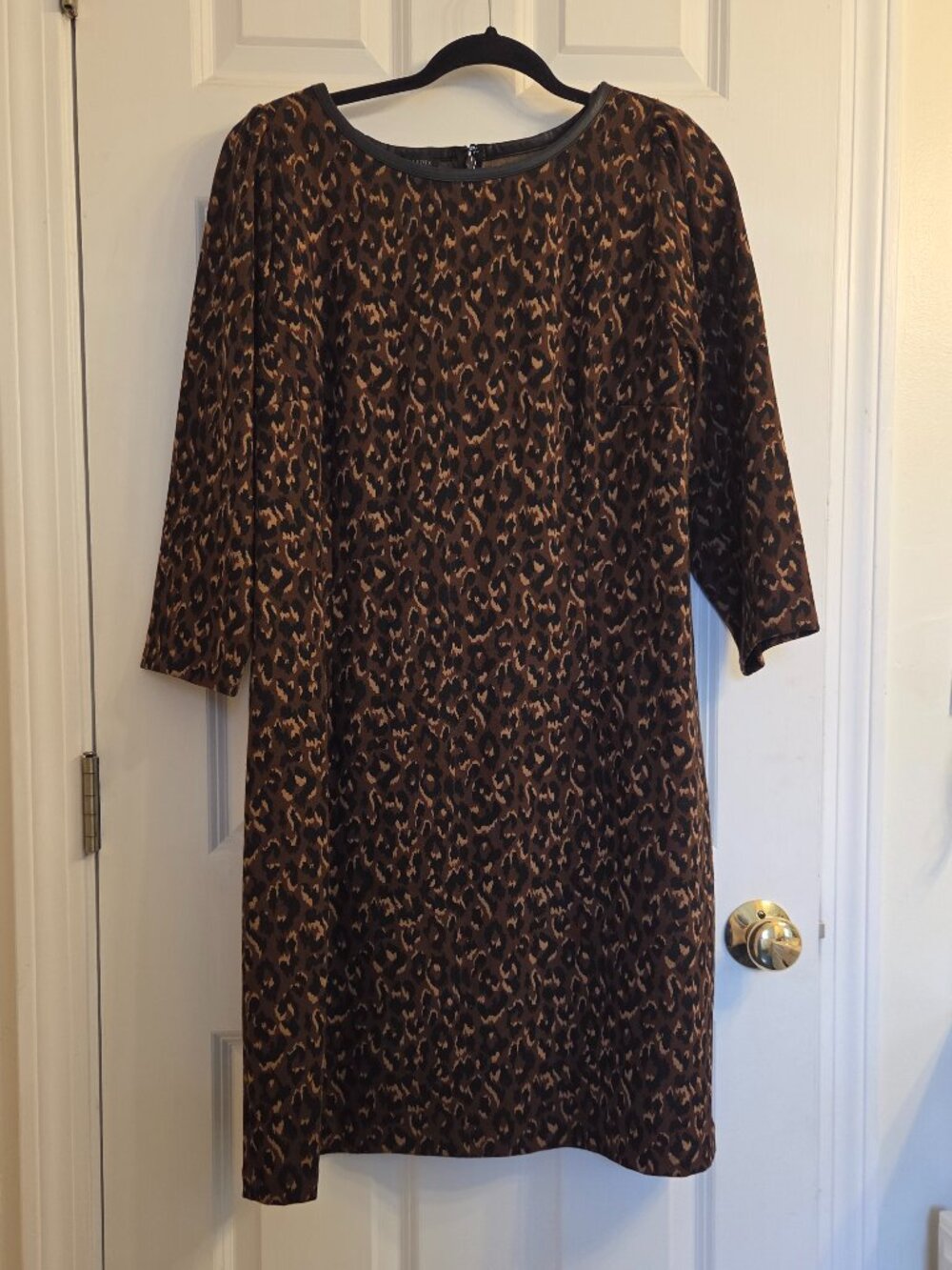 Ann Taylor LOFT Leopard Print Dress (L)
